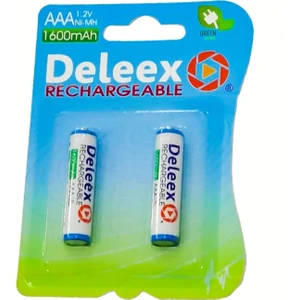 2 Adet 1600 Mah Ni Mh Aaa Şarj Edilebilir 1.2 Volt Standart Ince Kalem Pili (Şarjlı Kumanda Pili)