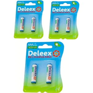 6 Adet 1600 Mah Ni Mh Aaa Şarj Edilebilir 1.2 Volt Standart Ince Kalem Pili (Şarjlı Kumanda Pili)