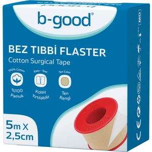B-Good Bez Tıbbi Flaster 5mX2.5cm Çinko Oksit Yapıştırıcı