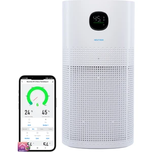 Air Purifier H13 Hepa Filtre Akıllı Hava Temizleyici Beyaz NTL-AP-520-H13