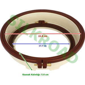 Plastik Punch Kasnağı (Takım) - Panç Nakış Kasnağı - 177X228MM - 56MM (2 Adet Kasnak Dahildir)