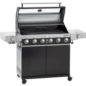 Videro G6-S Vario Gazlı Barbekü Istasyonu - Siyah