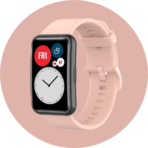 Huawei Watch Fit 2 Kordon Delikli Kordon Tasarım Yumuşak Esnek Silikon Akıllı Saat Kordon