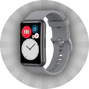 Huawei Watch Fit 2 Kordon Delikli Kordon Tasarım Yumuşak Esnek Silikon Akıllı Saat Kordon
