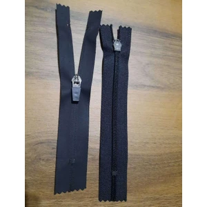 Siyah Su Geçirmez T.10 Dipli 15 cm Fermuar 5 Adet