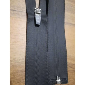 Siyah Su Geçirmez T.10 Plastik Separe 77 cm Fermuar  5 Adet