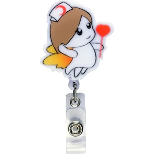 Nur Medikal Giyim Melek Hemşire Temalı Yoyo Yaka Kartlığı