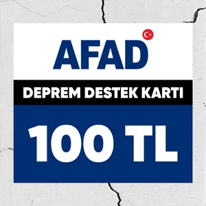 Afad Deprem Bölgelerine Destek Kartı 100 TL