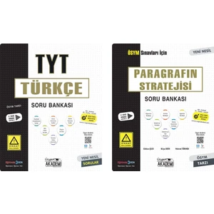 Üçgen Akademi TYT Türkçe + Paragrafın Stratejisi Soru Seti 2 Kitap 2023