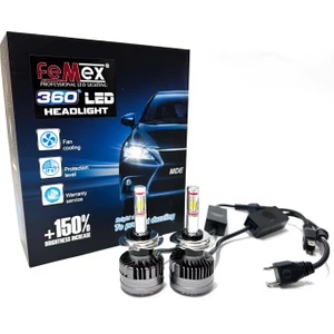 360* Csp Superior 4 Yönlü Chipset H7 LED Xenon LED Headlight