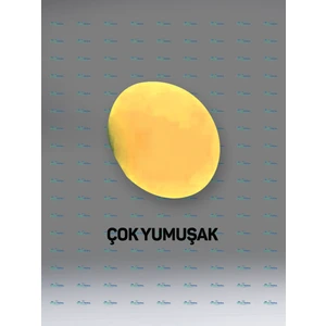 ERMÖZTÜRK MEDİKAL Sarı(Çok Yumuşak)El Bilek Parmak Güçlendirme Egzersiz Topu - Silikon Stres Topu Parmak Güçlendirme Topu