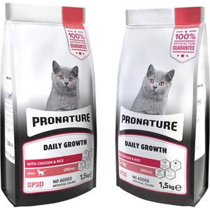 Tavuklu ve Pirinçli Yavru Kedi Maması 1,5 kg x 2 Paket