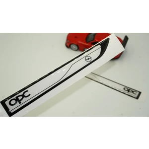 DK Tuning Opel Opc Corsa Yan Aynalar ve Çamurluk Yanı Damla Desen Bıçak Logo Arma Seti