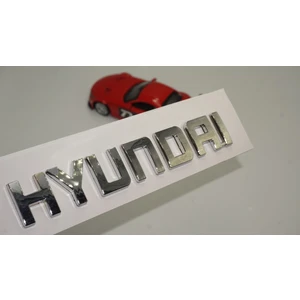 DK Tuning Hyundai Bagaj 2009 2012 3m 3D Krom Abs Logo Amblem