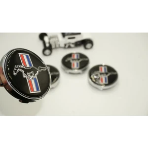 DK Tuning Mustang Koşan At Jant Göbeği Kapak Seti 60MM