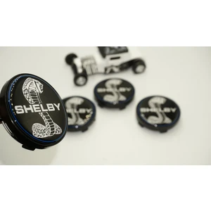 DK Tuning Ford Mustang Shelby Kobra Logo Jant Göbeği Kapak Seti 60MM
