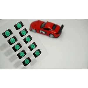 DK Tuning Alfa Romeo Yonca Logo 3D Cam Açma Torpido Konsol Ayna Çıkartma Seti