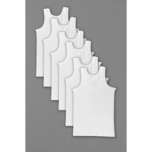 Kız Çocuk Geniş Askılı Atlet - 6 Adet