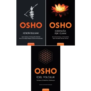 Osho 3 Kitap Set - Kendini Bulmak - Karanlığa Aşık Olmak - Içsel Yolculuk