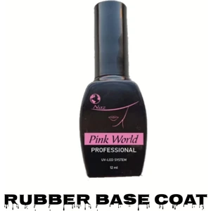 Pink World Kalıcı OJE[12ML]RUBBERBASE Coat