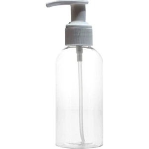 5 Adet Sert Plastik Boş Sıvı Sabun & Dezenfekten Pompalı Şişe 100 ml