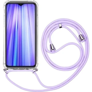 Samsung Galaxy S8 Uyumlu Kılıf Silikon Ipli Boyundan Askılı Darbe Emici Antishock Kapak Tpu