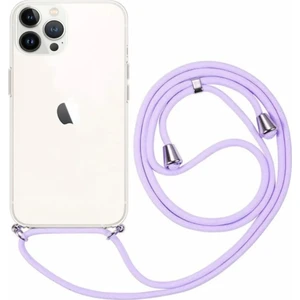 Apple iPhone 14 Uyumlu Kılıf Silikon Ipli Boyundan Askılı Darbe Emici Antishock Kapak Tpu