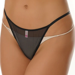 Transparan Siyah Fantezi G-String