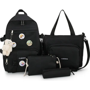 Wonderful Day Tuvalin Kore Versiyonu Dört Parça Okul Çantası (Yurt Dışından)