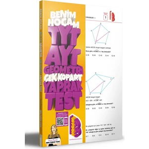 Benim Hocam Yayınları  2023 TYT AYT Geometri Çek Kopar Yaprak Test