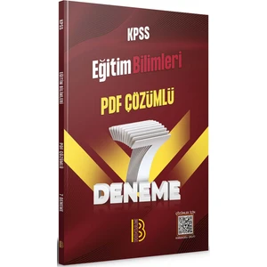Benim Hocam Yayınları  KPSS Eğitim Bilimleri PDF Çözümlü 7 Deneme