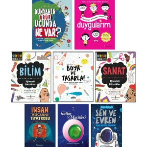 - İnsan Vücudu Tiyatrosu + Sen ve Evren + İcatlar ve Mucitleri + Dünyanın Öbür Ucunda Ne Var + Duygularım + Bilim Eğlenceli Etkinlikler + Sanat Etkinlikler + Boya ve Tasarla / 8li