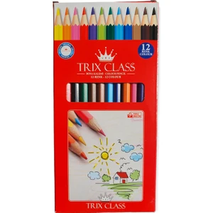 TRIXCLASS12 Renk Tam Boy Kuru Boya Seti