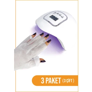 Uv Koruyucu Oje Eldiveni 3 PAKET ( 3 Çift )