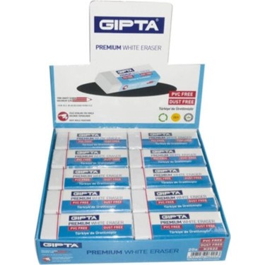 Gıpta Silgi Premium Pvc-Dust Free Beyaz (20 Li Paket) K2522 Fiyatı