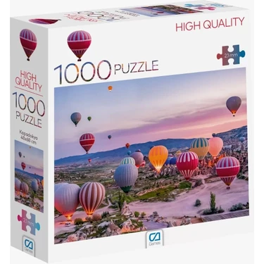 Ca Games 1000 Parça Kapadokya Puzzle Kalite 48x68 cm Zorluk Fiyatı