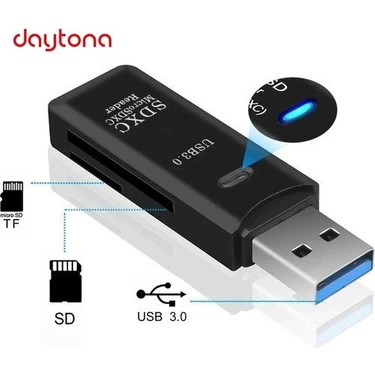 Daytona NO143 USB 3.0 To Sd/micro Sd Kart Okuyucu Çevirici Adaptör ( 2