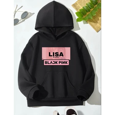 Siyah Blackpink Lisa Hoodie Fiyatı - Taksit Seçenekleri