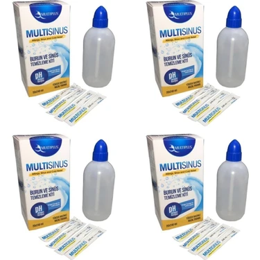 Multiplus Multi Sinüs Rinse Burun ve Sinüs Temizleme Kiti 4'lü