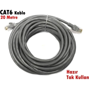 Fully 20METRE Cat6 Kablo Hazır