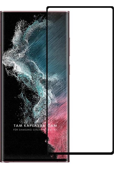 Enfein Galaxy S23 Ultra Ile Uyumlu Nano Ekran Koruyucu Darbe ve Kırılma Önleyici Cam Koruyucu
