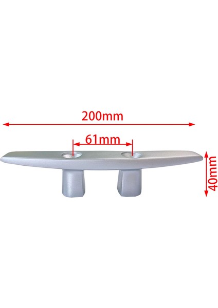 Tekne Koyası Tekne Dock Cleat Dekoratif 8 Inçlik Güverte Deniz Dekoru Için Uygun (Yurt Dışından)
