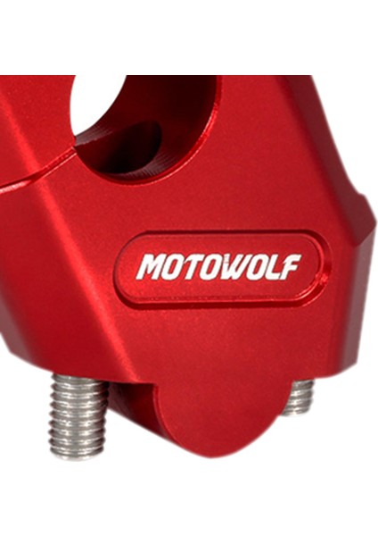 7/8 "motosiklet Cnc Top Bar Rıser Montaj Keleme Adaptör Atv Kırmızı 28MM (Yurt Dışından)
