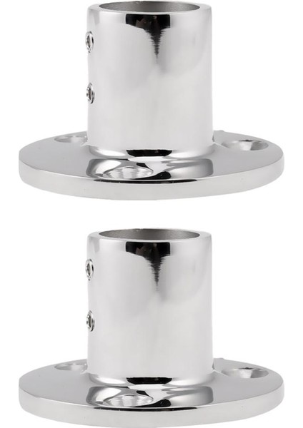 Yulaf Kuşağı Stranchion Yuvarlak Taban Donanım Paslanmaz Çelik Fit 25MM Tüp (Yurt Dışından)