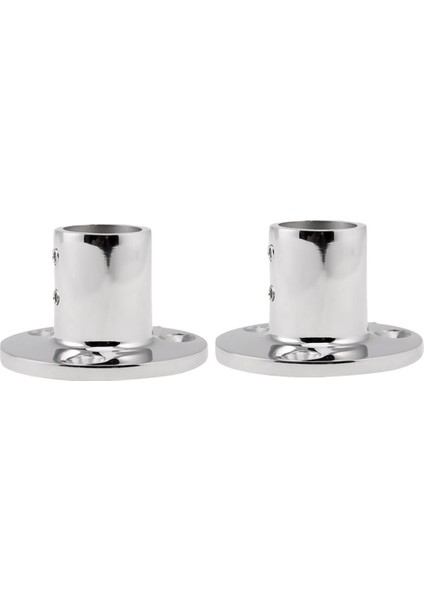Yulaf Kuşağı Stranchion Yuvarlak Taban Donanım Paslanmaz Çelik Fit 25MM Tüp (Yurt Dışından)