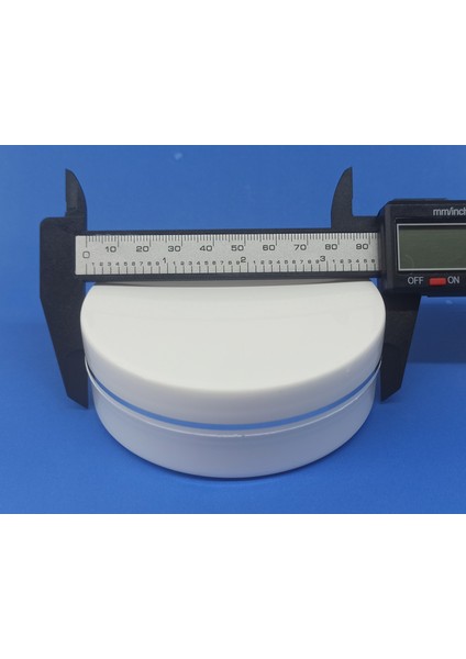 100 Adet 150 ml Yassı Beyaz Lüx Şeritli Boş Kozmetik - Pomat - Krem - Hobi Kutusu Plastik Krem Kavanozu Siyah - Beyaz Seçenekli fırsatları