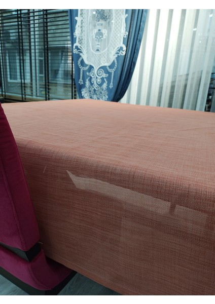 Keten Dokulu Masa Örtüsü Kiremit fırsatları