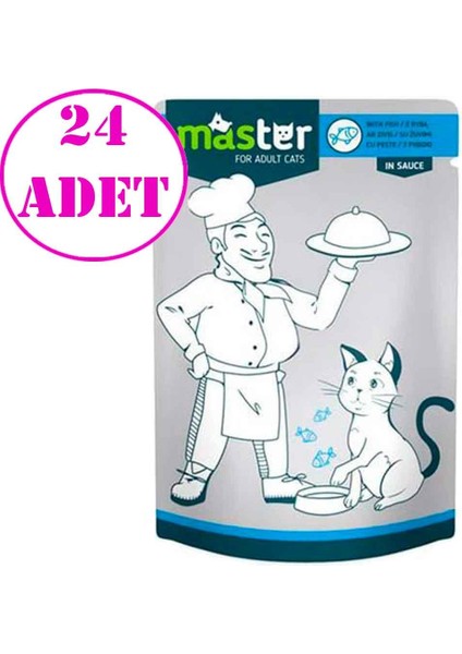 Kedi Konservesi Balıklı 80 Gr 24 AD