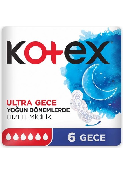 Ultra Gece 6'lı 6 Adet