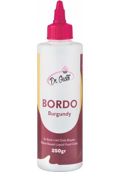Bordo Sıvı Gıda Boyası 250 gr